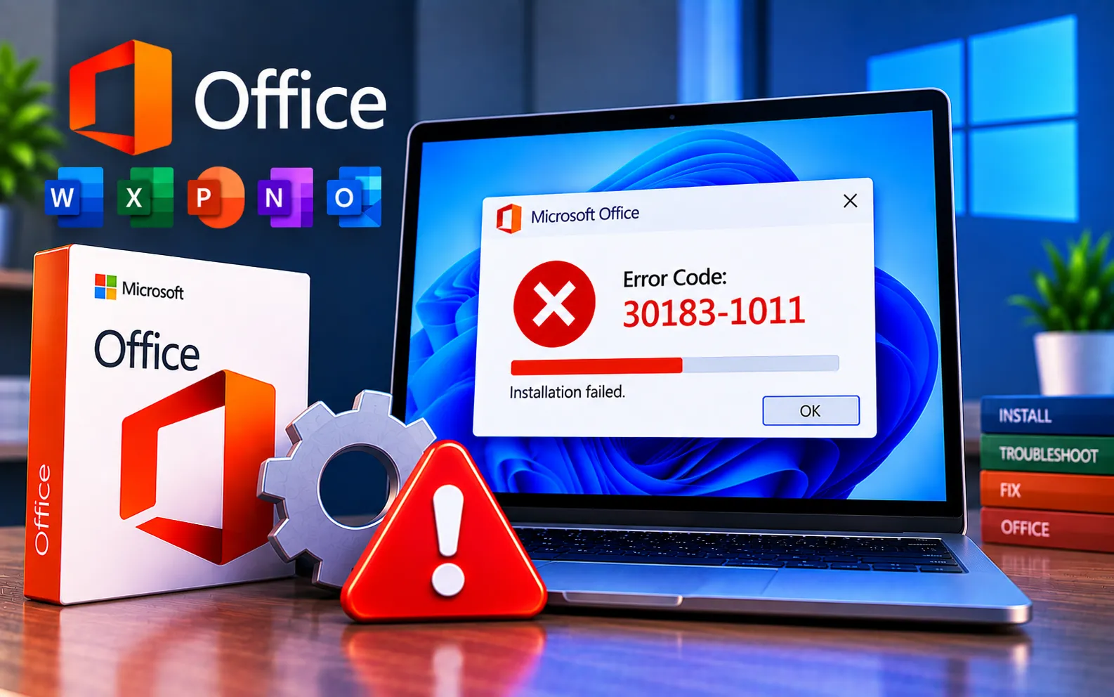 Microsoft Office Error Code 30183-1011 fix